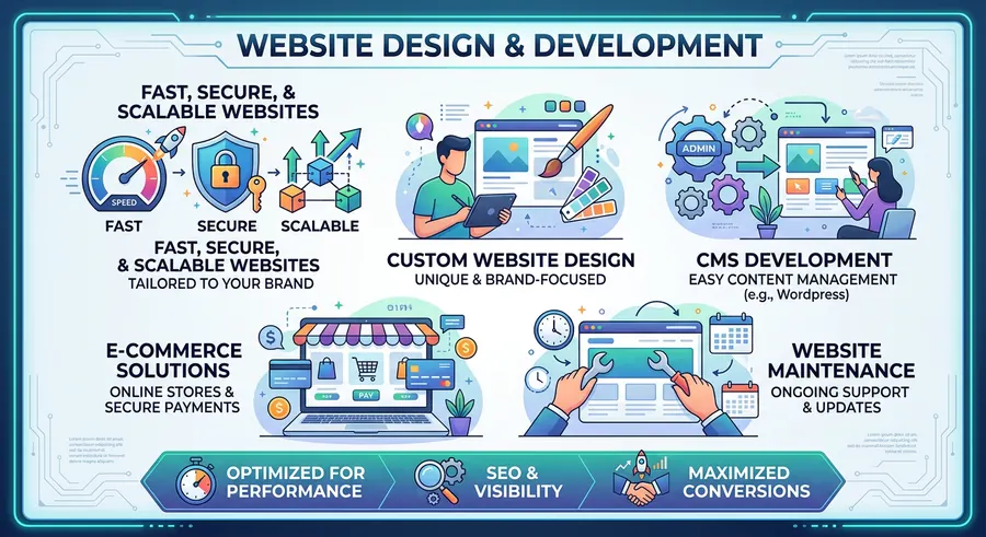 Website design & development overview